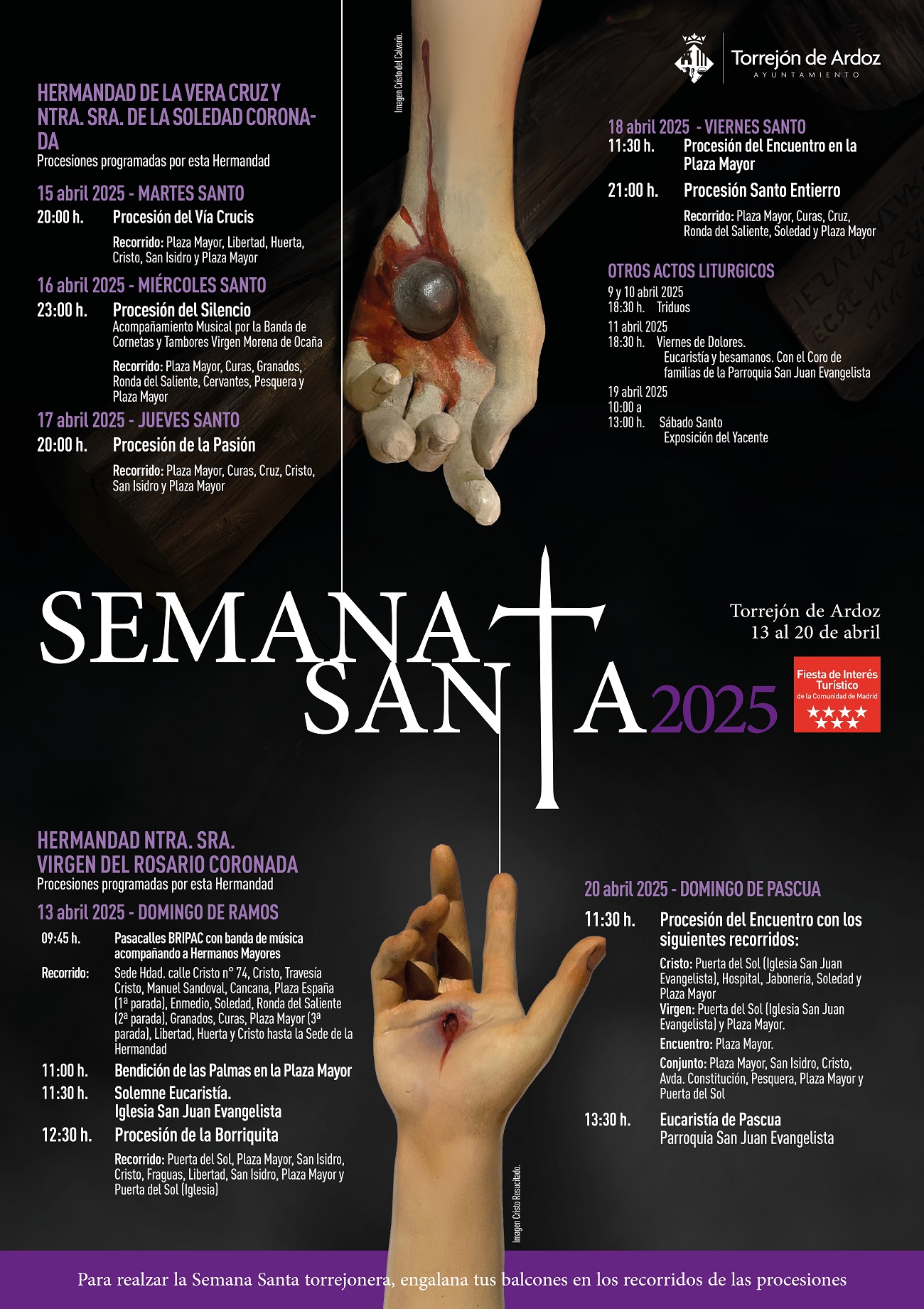 Semana Santa Torrejón de Ardoz 2025 Cartel Semana Santa 2025 web