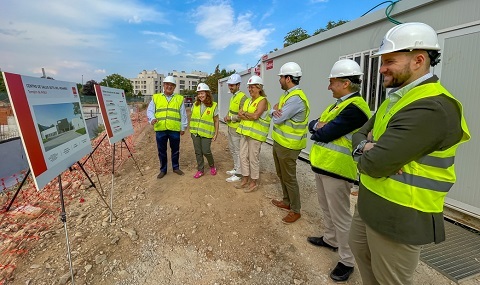 Avanzan las obras de construcción del nuevo Centro de Salud de Soto Henares de Torrejón de Ardoz Centro Salud Soto Henares visita obras 2