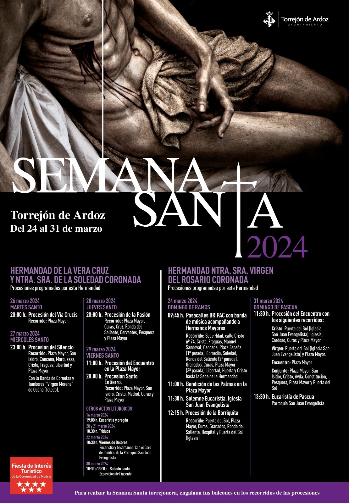 Semana Santa 2024 Torrejón de Ardoz Semana Santa 2024 Cartel
