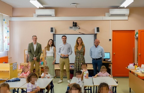 aire acondicionado colegio antonio machado