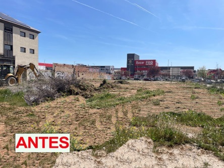 Aparcamiento Barrio Girasol aparcamiento girasol 1 antes