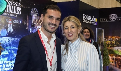 Alejandro Navarro Prieto y Yolanda Díaz en FITUR fitur alcalde yolanda diaz
