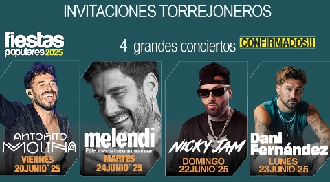 invitaciones 4 conciertos