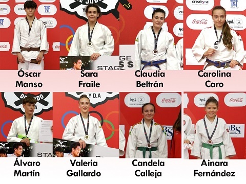 El Club Sakura de judo de Torrejón de Ardoz, tercero de España en categoría infantil y cadete judo sakura campeonto madrid infantil cadete