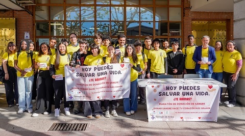 maraton donacion sangre ies leon felipe