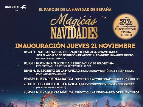parque magicas navidades previa inauguracion