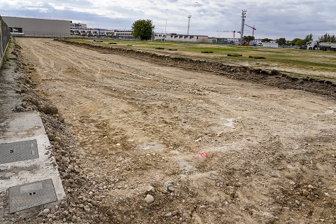 pista atletismo obras